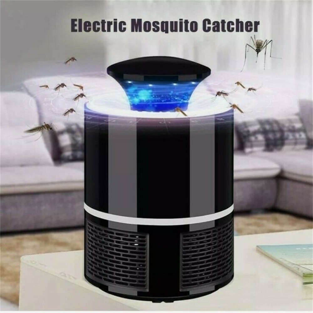 Portable Electric Mosquito Killer Usb Powered Low Power Consumption Led Trap Light black - Image 3