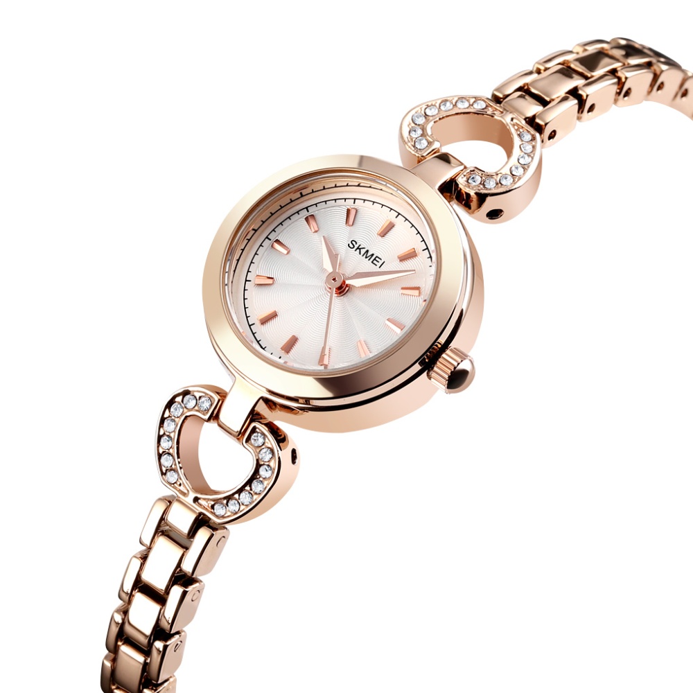 SKMEI 1408 Montres Femmes de luxe Or rose - Image 2