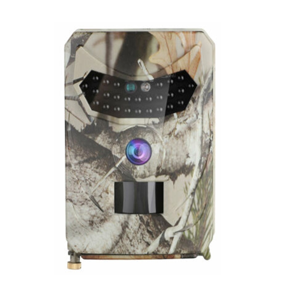 Trail Camera 12MP Image 1080P HD Video IP66 Waterproof 120° Detection Rang Wildlife Reconnaissance Infrared Night Vision As shown
