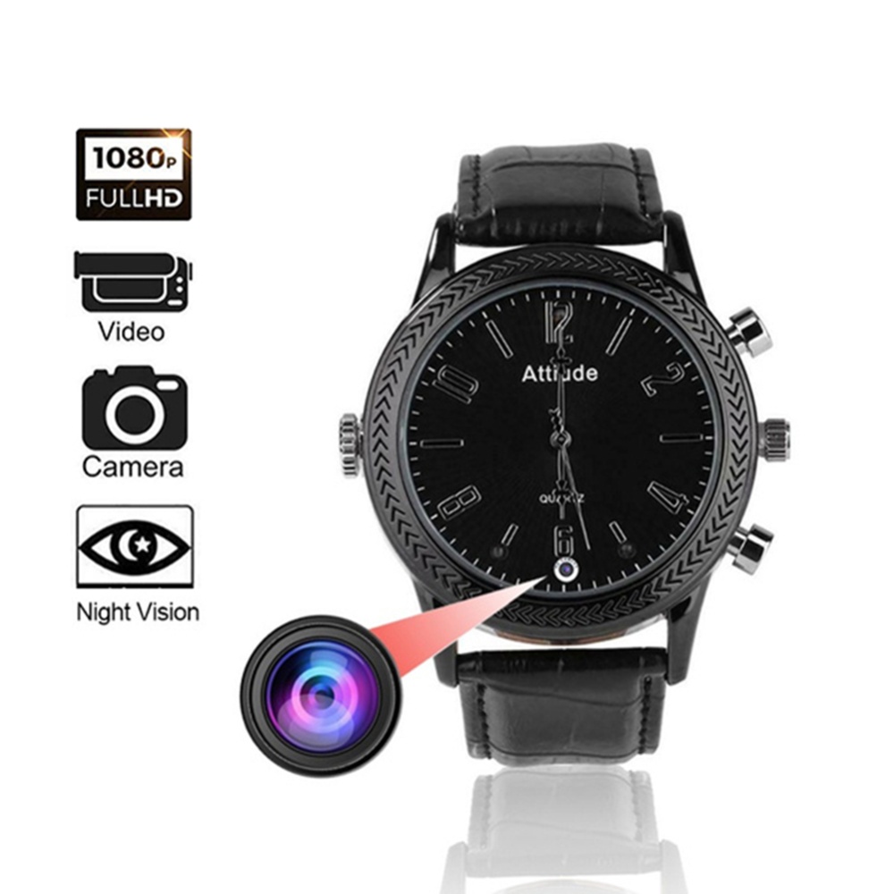 Hd 1080p Video Recorder Mini Watch With Camera Wireless Infrared Night Vision Motion Detection Micro Action Bracelet C8 32GB