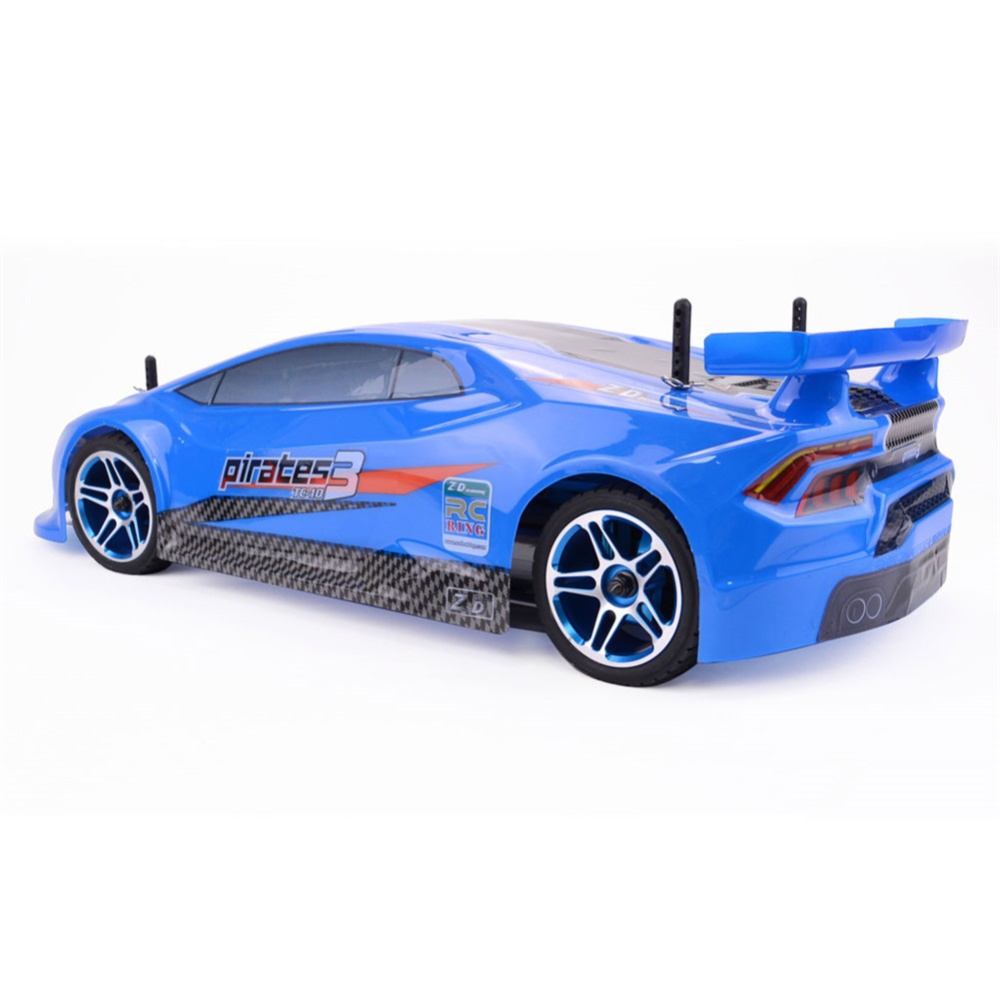 ZD Racing Pirates3 TC-10 1/10 2.4G 4WD 60Km/h RC Car Electric Brushless Tourning Vehicles RTR Model blue - Image 2