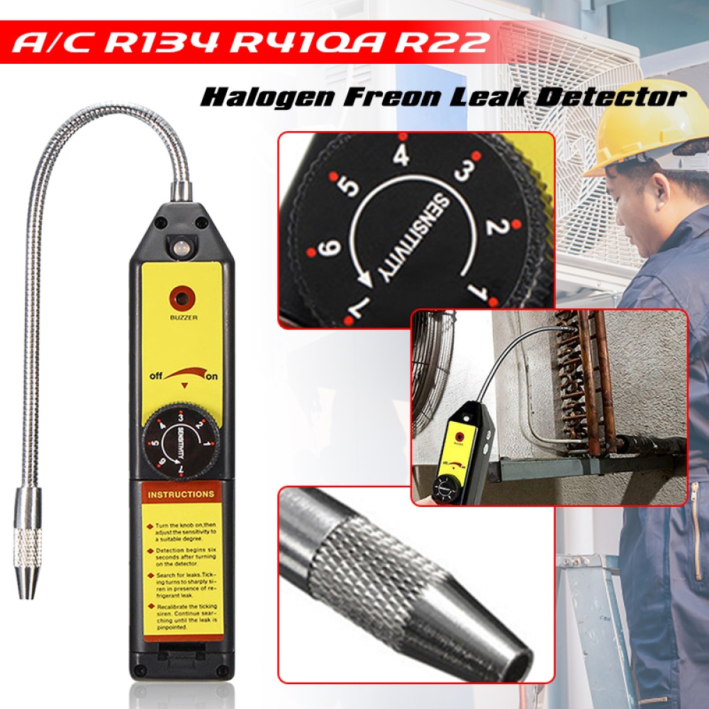 Useful Refrigerant Halogen Freon Leak Detector A/C R134 R410a R22 WJL-6000 - Image 2