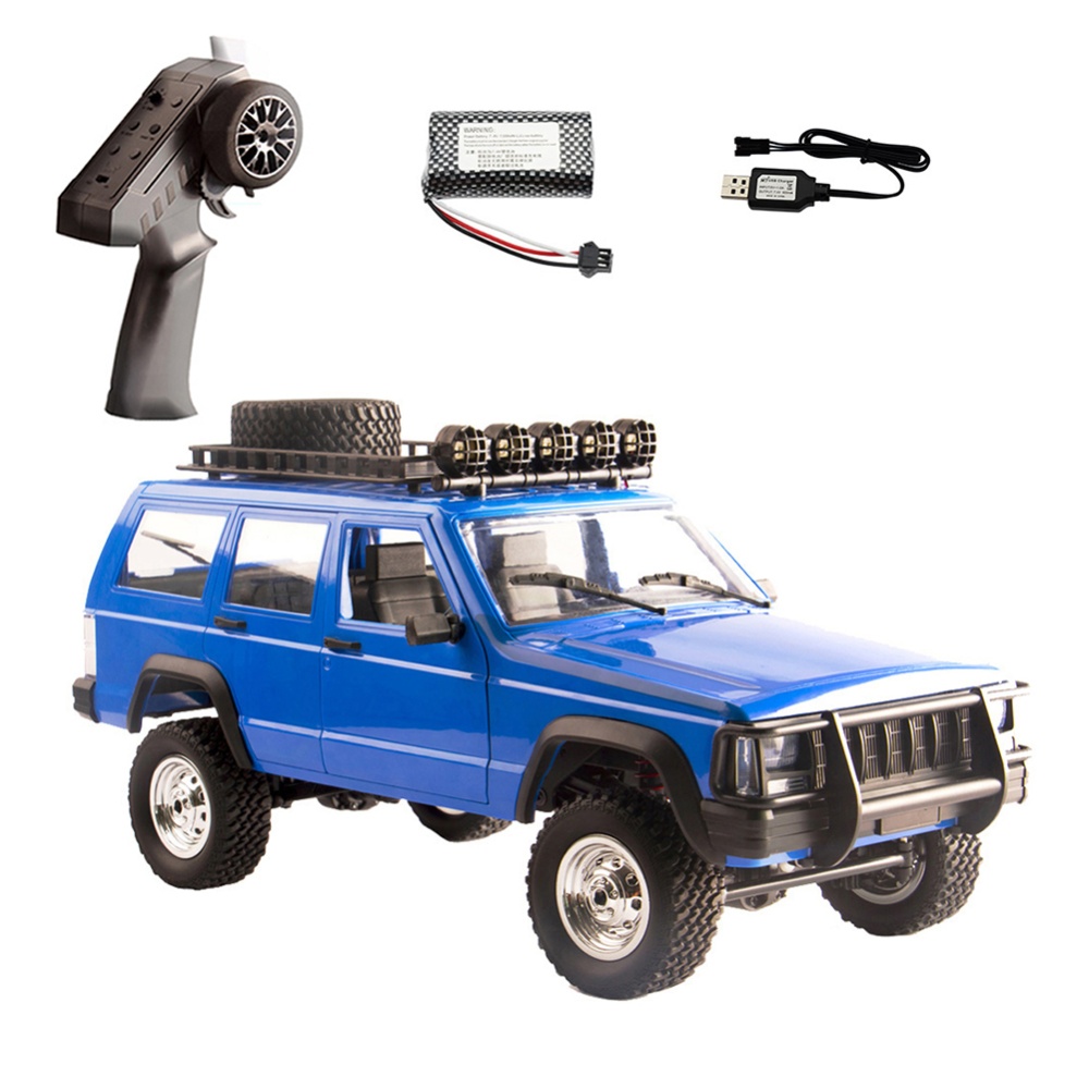 Mn78 1:12 Remote Control Car Four-wheel Drive Climbing 2.4g Cherokee grey 1 battery - Image 2