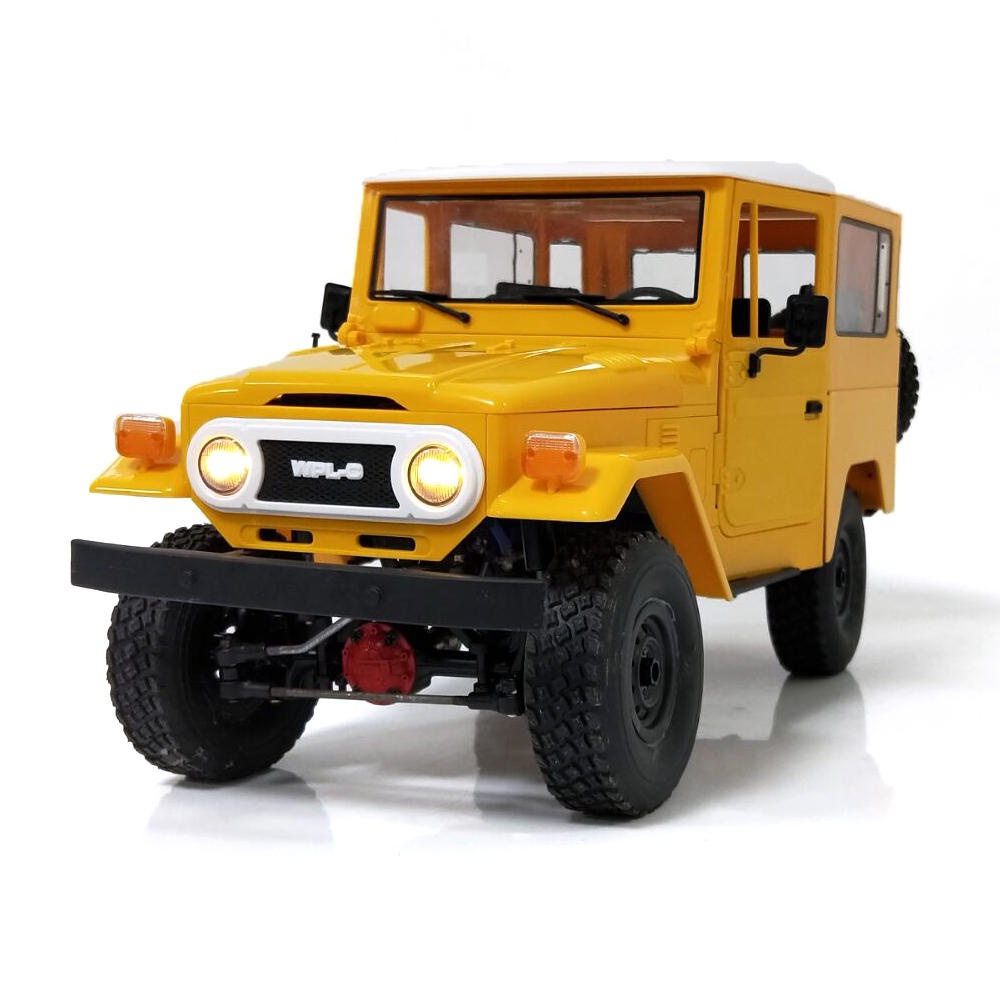 WPL C34KM 1/16 Metal Edition Kit 4WD 2.4G Buggy Crawler Off Road RC Car 2CH Vehicle Models With Head Light(Include Electronic Component) yel - Image 2