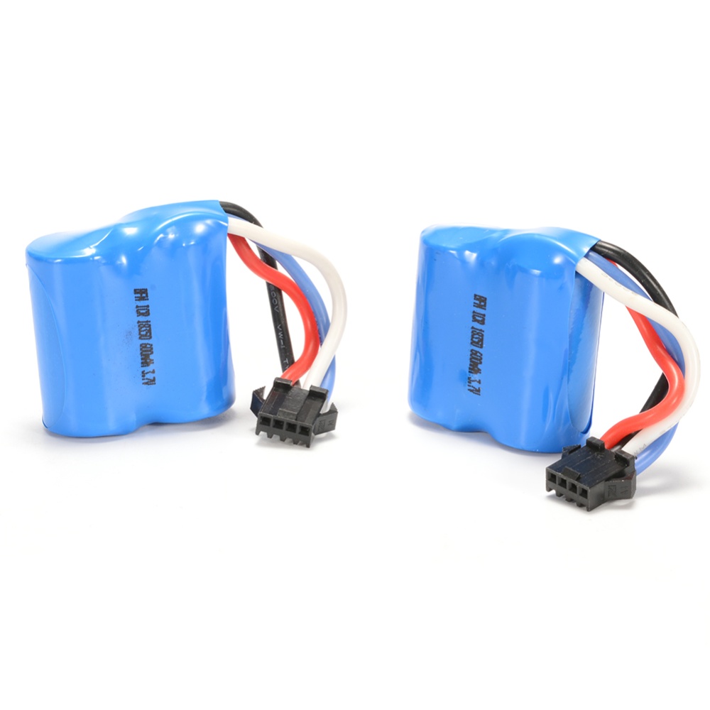 UDI 2 Pieces Replacement battery for RC UDI001 Venom Speed Boat 3.7V 600mAh Li-ion - Image 2