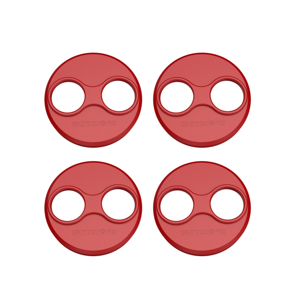 4pcs Motor Cover Metal Cap for DJI Mavic Mini Drone Dust-proof Engine Protector Guard Protective Accessory red - Image 4