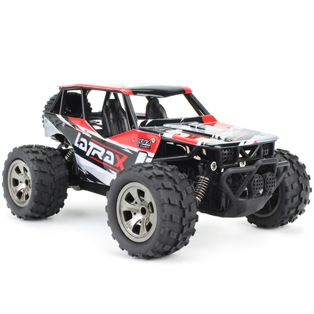 1:18 RC Car Rechargeable Big-foot Off-road Vehicle Children Climbing Remote Control Toy Green - Image 2