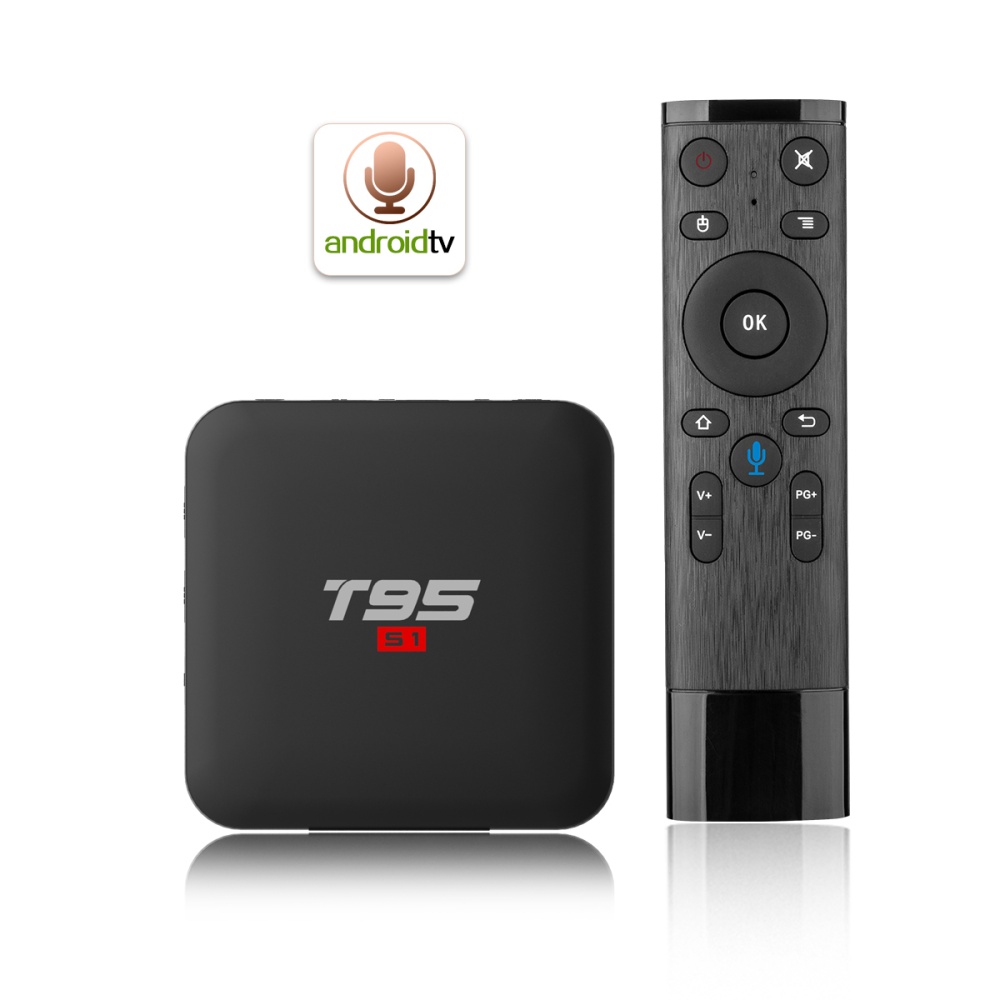 T95 S1 TV BOX 1+8 Go Black EU Plug - Image 3