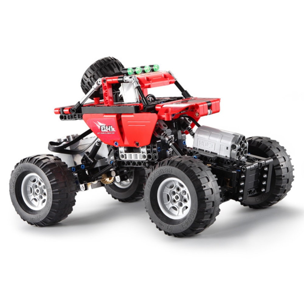 Building Blocks Remote Control Car Toys Suspension System + High-horsepower Motor Climbing Off-road Vehicle Model Gifts For Kids C51041 buil - Image 2