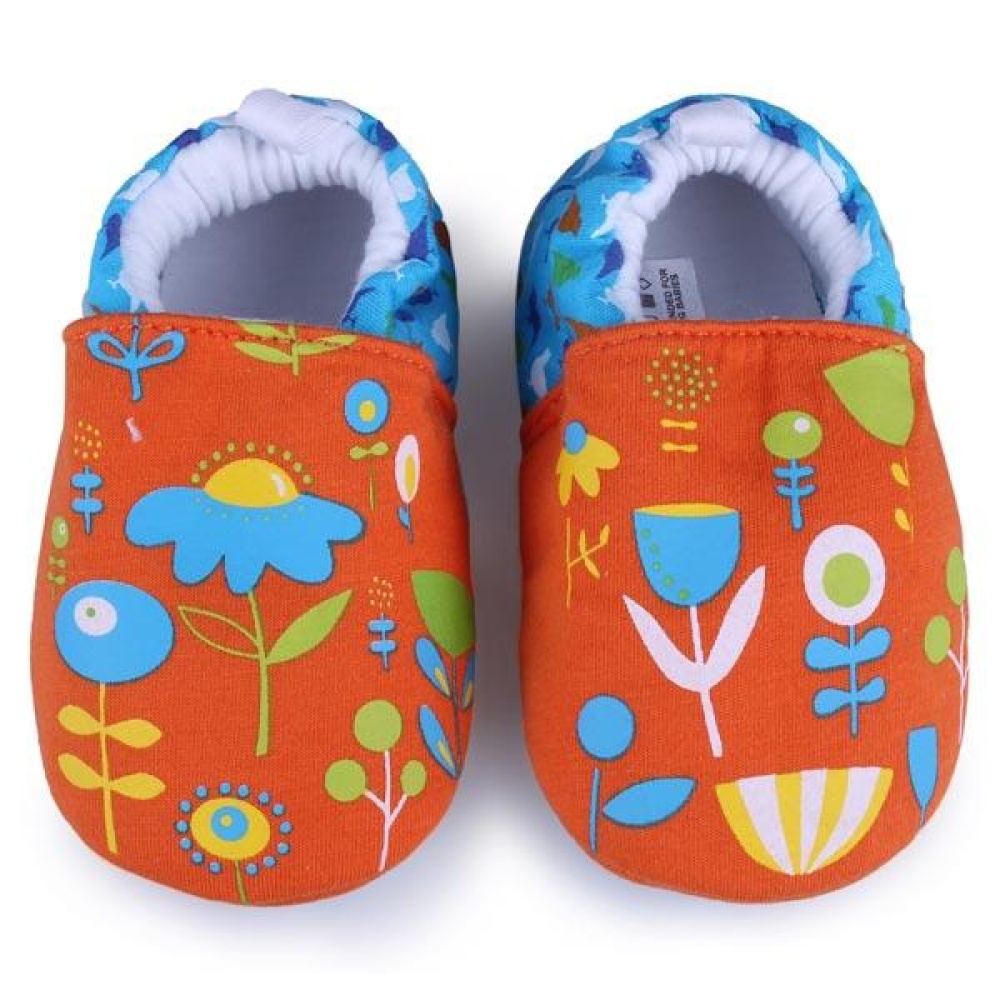 Baby Cartoon Flower Prewalker Shoes Infant Soft Learning Footwear - 11