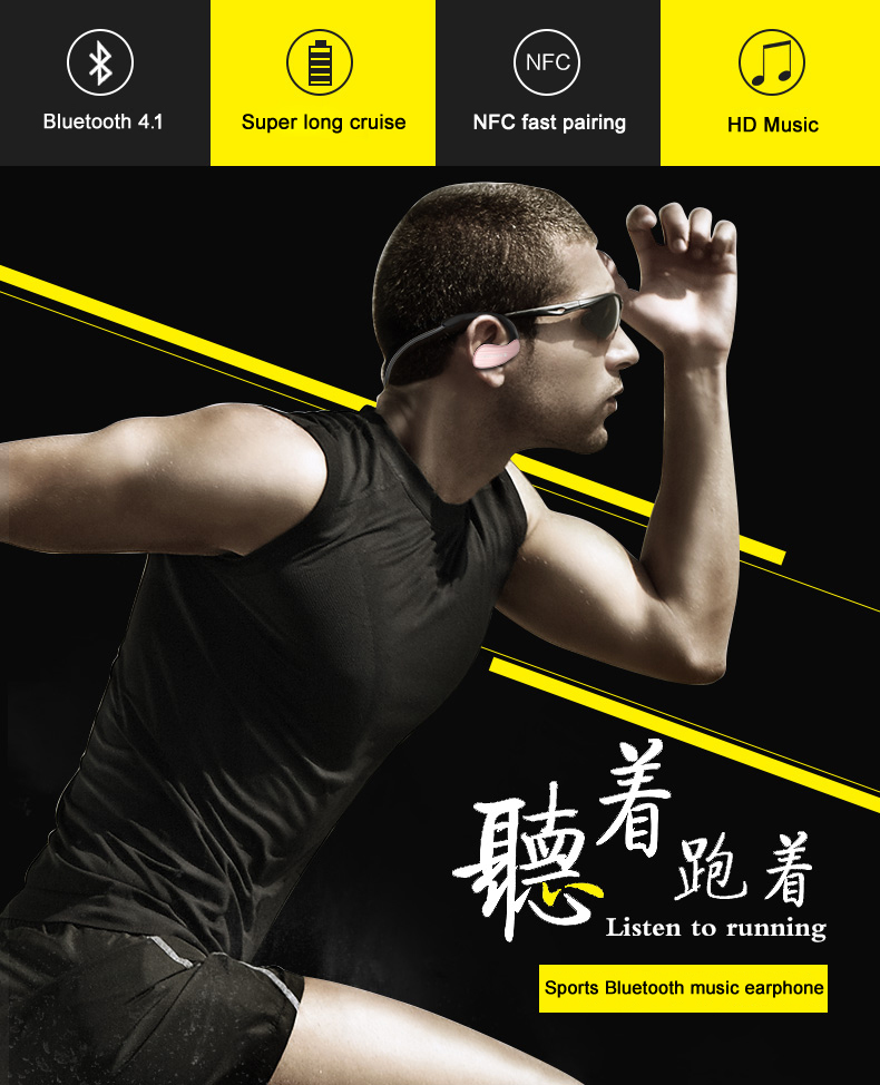 Casques Bluetooth AWEI A885BL Noir - Image 3