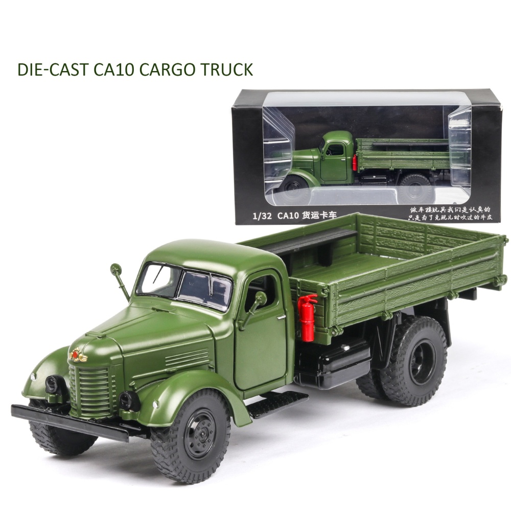 Classic 1:32 CA10 Truck Alloy Model Simulation Die-cast Sound Light Transport Collection Gifts