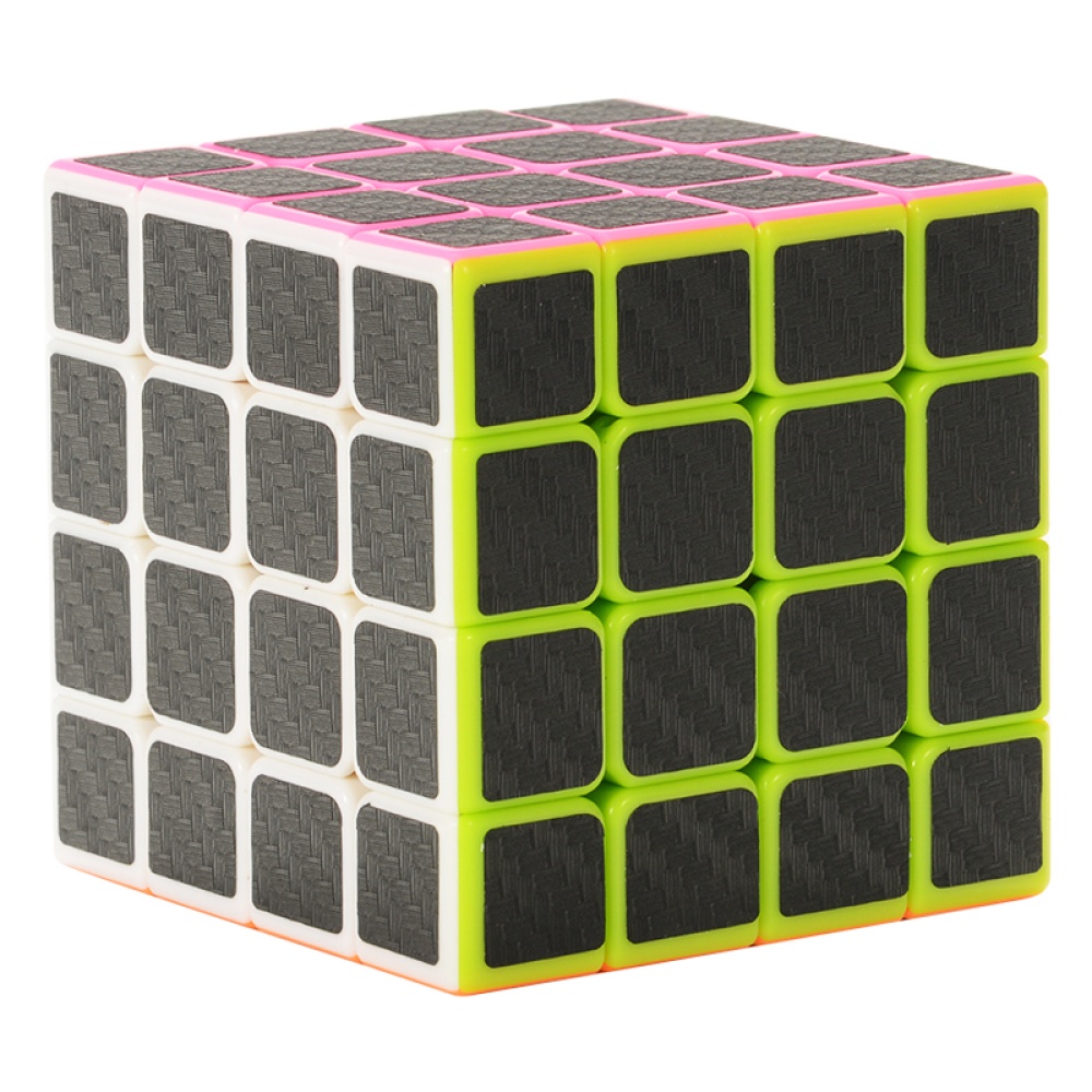 Emorefun Carbon Fiber 4x4x4 Puzzle Cube Toys - Image 2