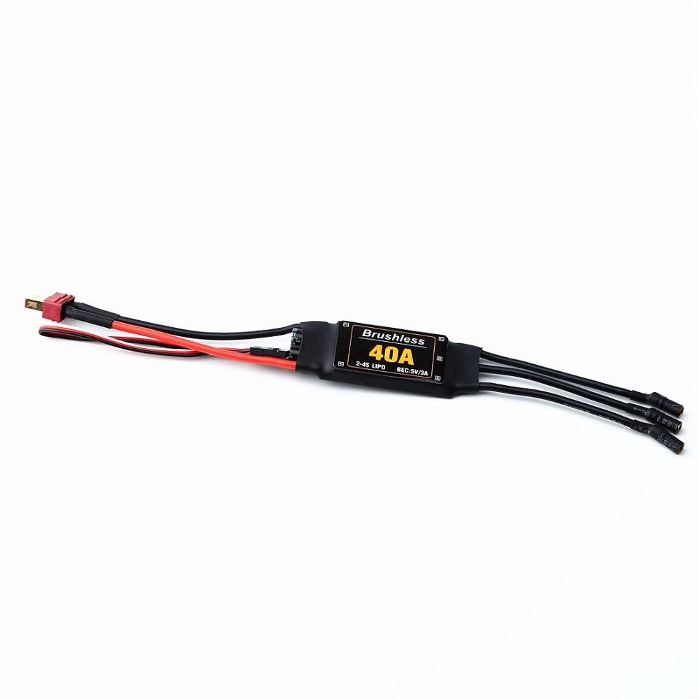 40A Speed Controller Brushless ESC Drone Helicopter FPV Parts Multicopters Durable Components RC Toys Quadcopter Accessories as shown - Image 2