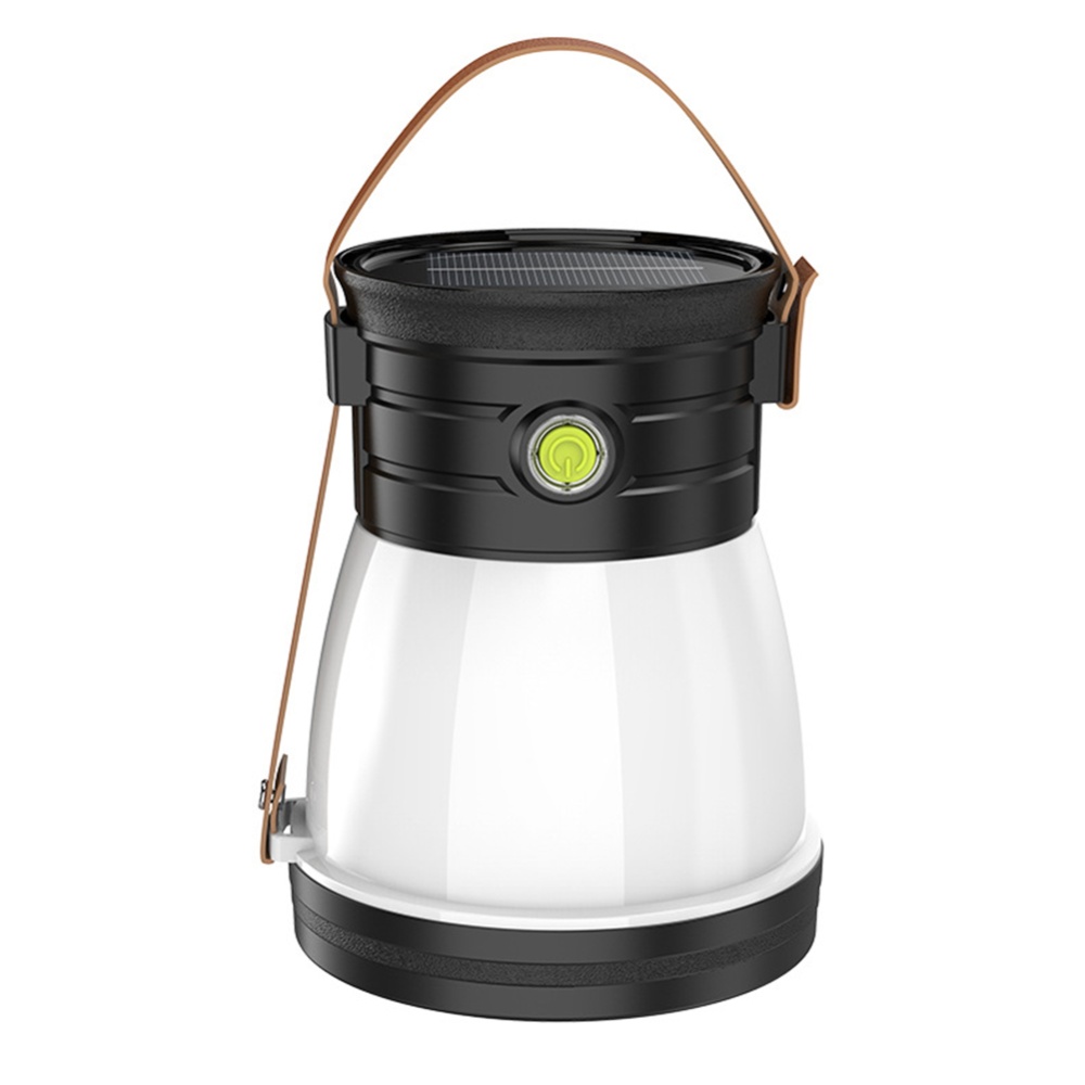 Outdoor Solar Camping Lantern Portable Energy-saving Searchlights Tent Lights with Handle 3pcs AA battery - Image 2