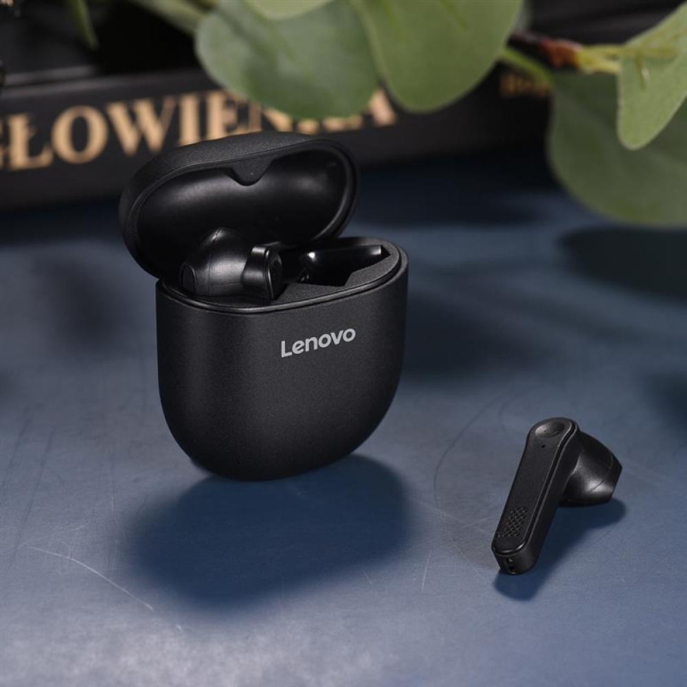 Original LENOVO PD1 Wireless Bluetooth Earphones Ipx5 Touch Control Stereo Hifi Sound black - Image 3