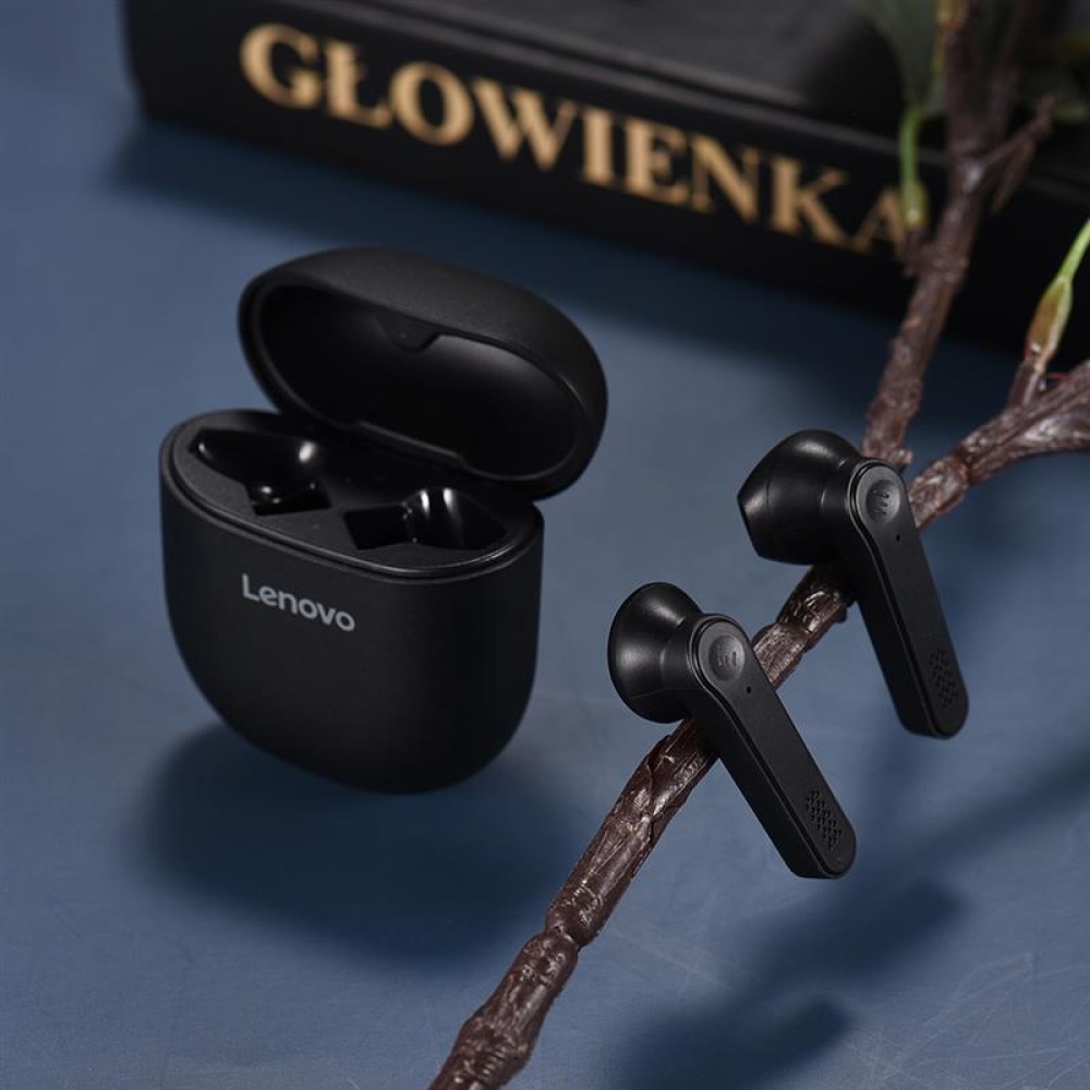 Original LENOVO PD1 Wireless Bluetooth Earphones Ipx5 Touch Control Stereo Hifi Sound black - Image 4