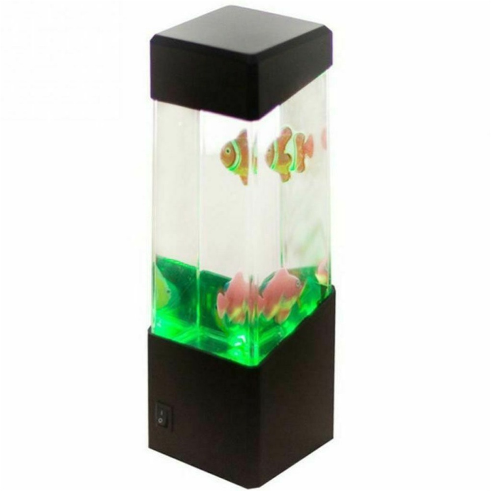 Led Jellyfish Night Light Aquarium Fish Trunk Multi-colored Decorative Lamp Great Gift fish tank - Image 2