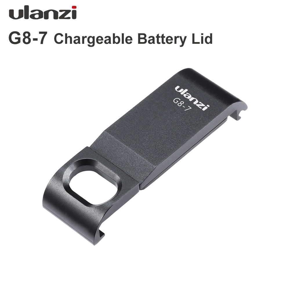 G8-7 Camera Battery Cover Removable Type-C Charging Port Aluminum Alloy Filter Adaptor for Gopro Hero 8 Black Action black