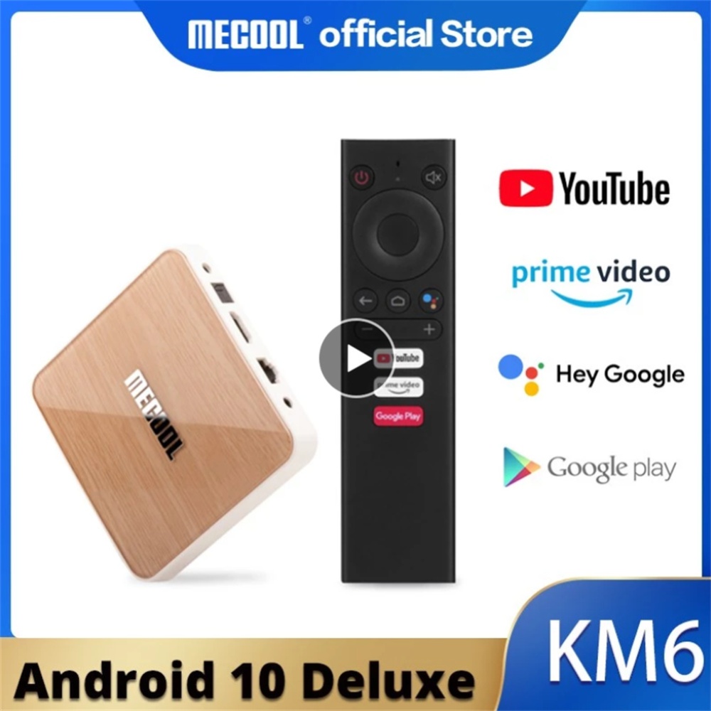 TV Box Android 10.0 Mecool Km6 Deluxe Wifi 6 Google Gecertificeerd - Image 3