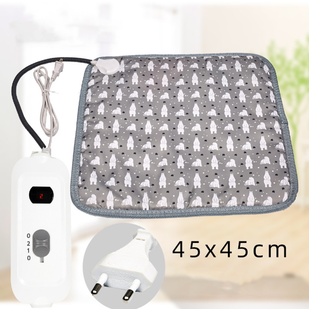 110v Pet Electric Blanket Waterproof Auto Power Off Adjustable Temperature Cat Dog Heating Pad EU Plug