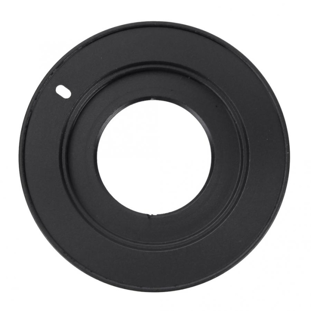 C-M4/3 Lens Adapter Ring Metal Mount for C Monitoring Camera to Fit M4/3 black - Image 3