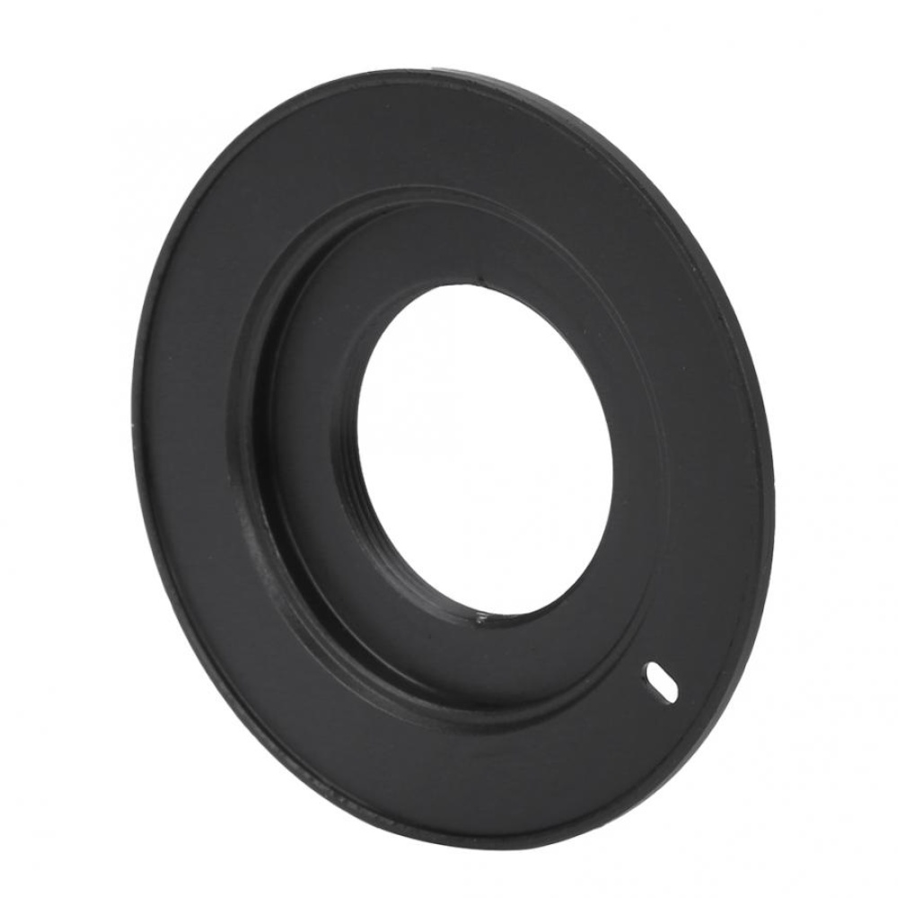 C-M4/3 Lens Adapter Ring Metal Mount for C Monitoring Camera to Fit M4/3 black - Image 2