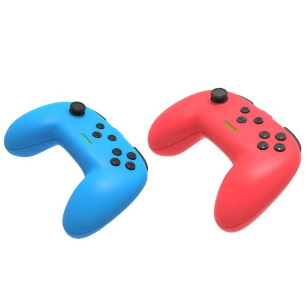 1 Pair of Bluetooth Wireless Game Controller for Switch Pro Green + pink - Image 4