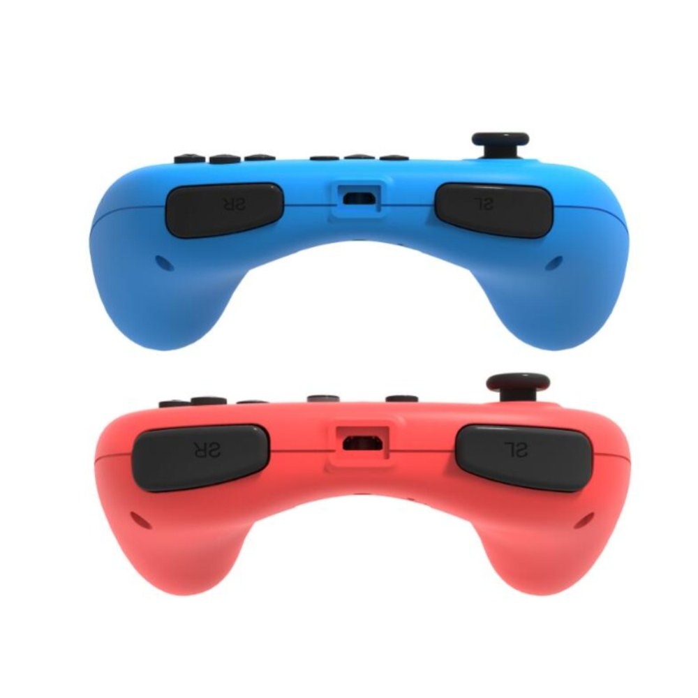 1 Pair of Bluetooth Wireless Game Controller for Switch Pro Green + pink - Image 2