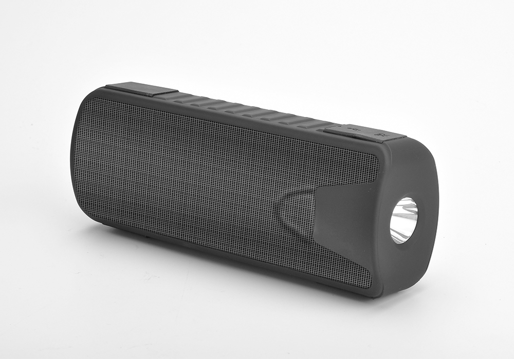 Haut-parleur, lampe de poche et puissance (noir) - Image 2