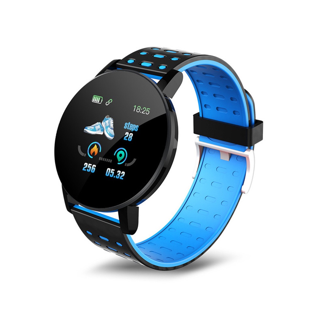 1.3inch Sport Watch Intelligent Bracelet Message Information Heart Rate Monitor for Android iOS Blue - Image 3