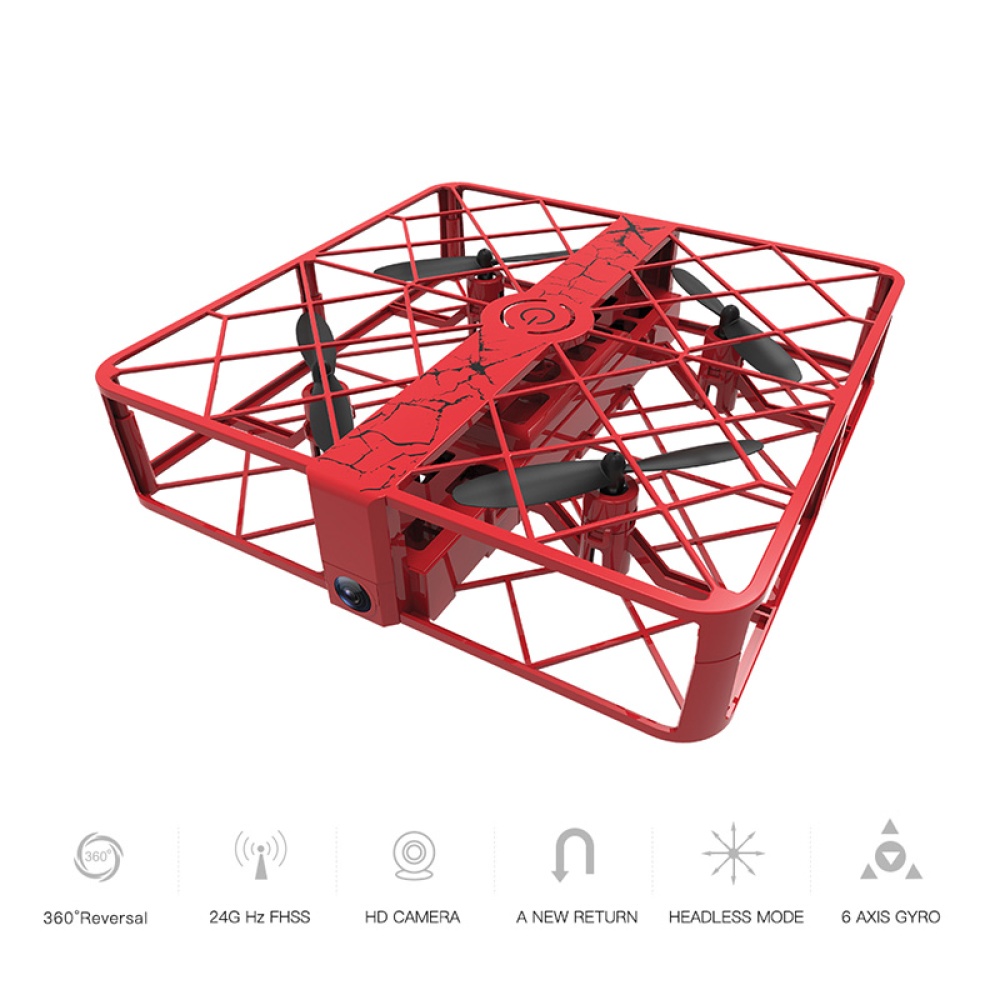 Zhicheng Z8 Camera Drone - 720P Camera, FVP, 3D Flip, Headless Mode, One Key Return, Alitutde Hold (Red) - Image 2