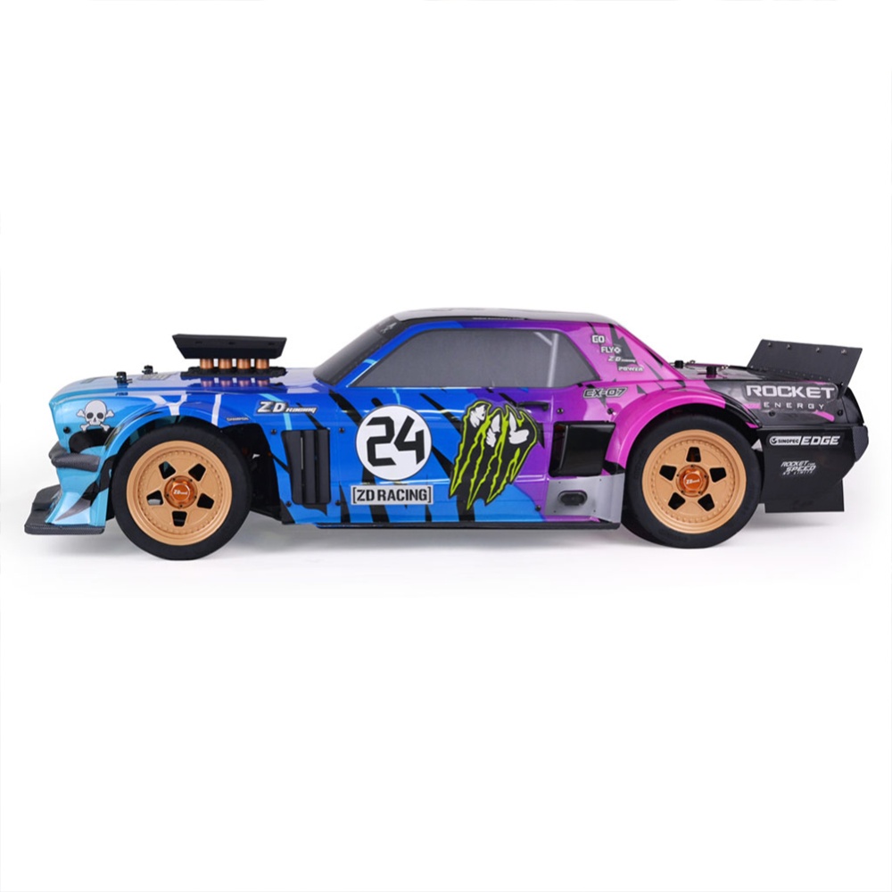 Zd Racing Remote Control Car Ex07 1/7 4wd Electric Brushless Rc Drift Super High Speed 130km/h Model EX-07 RTR - Image 2