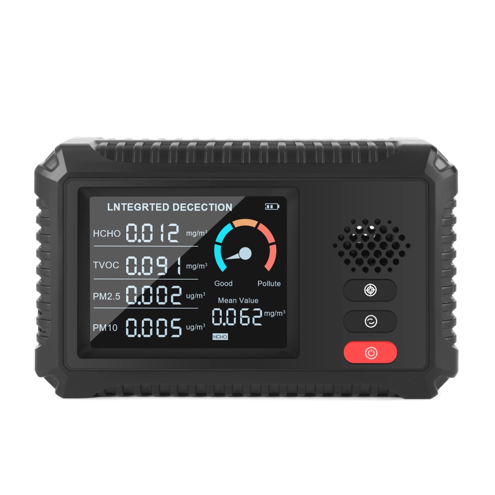 HLW-100 5-in-1 Air Quality Monitor CO2 HCHO TVOC PM2.5 PM10 Gas Detector