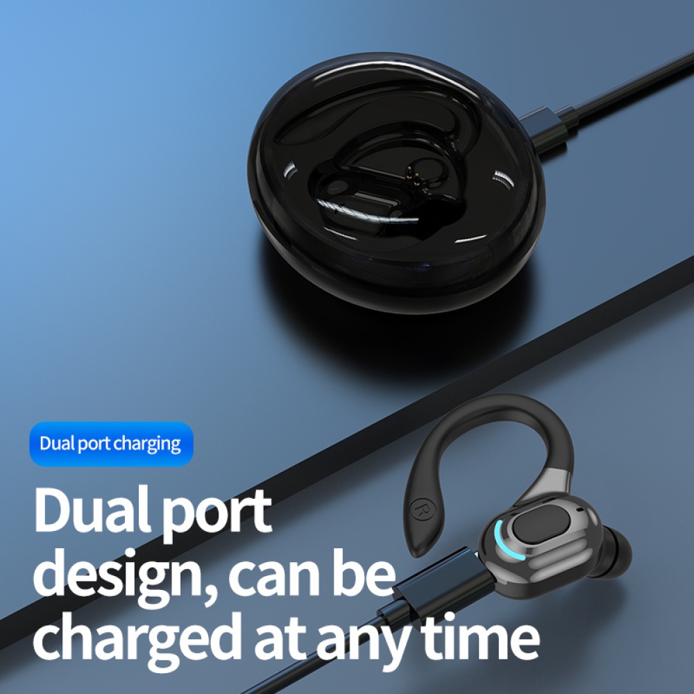 M-l8 Bluetooth Earphone with Charging Cabin Mini In-ear Business Sport Headset - Image 3