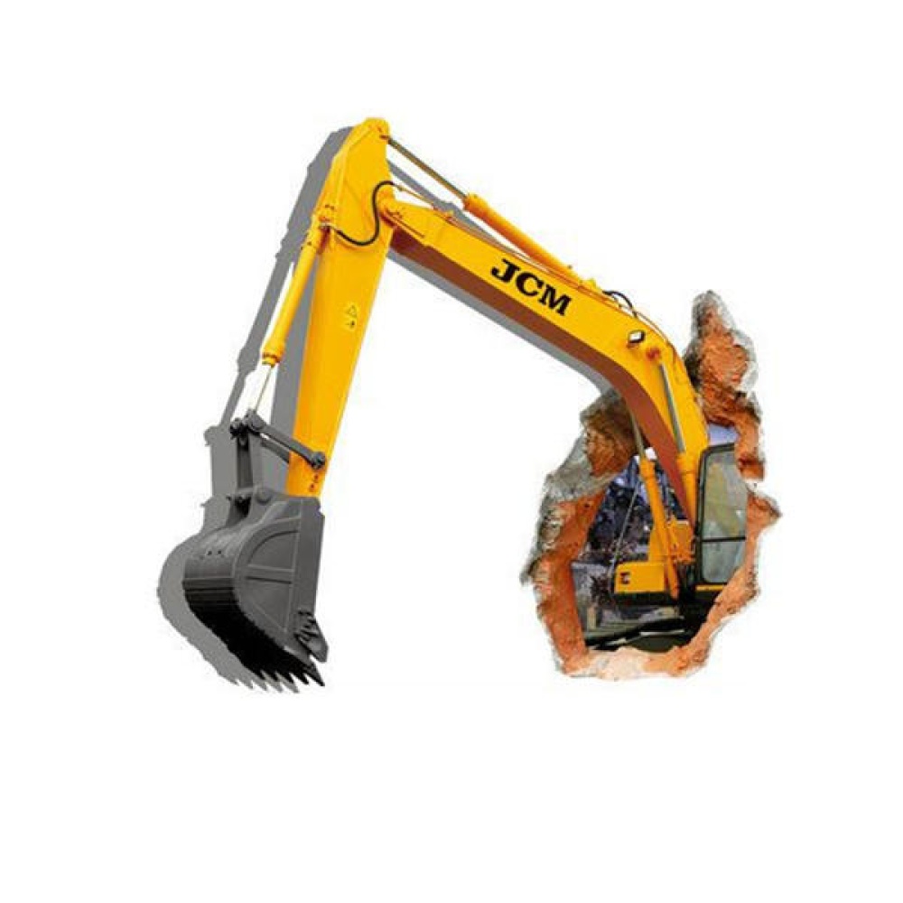 3D Excavator Wall Decals Removable Excavating Machine Wall Stickers Home Wall Decor - Image 2