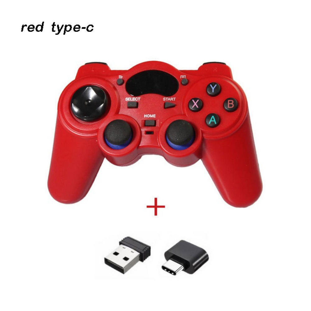 2.4g Android Gamepad Wireless Joystick Game Controller Joypad Black micro interface - Image 2