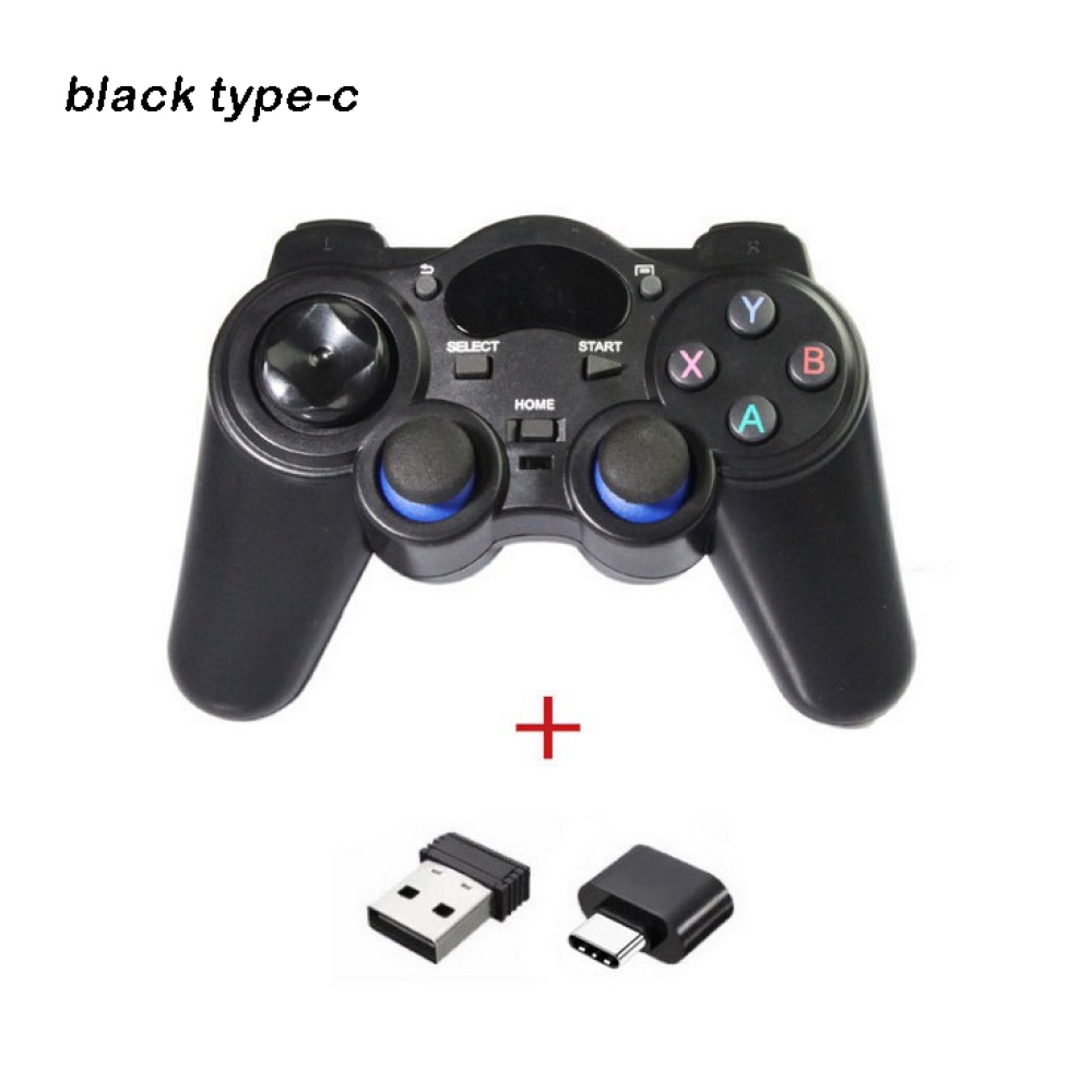 2.4g Android Gamepad Wireless Joystick Game Controller Joypad Black micro interface - Image 3