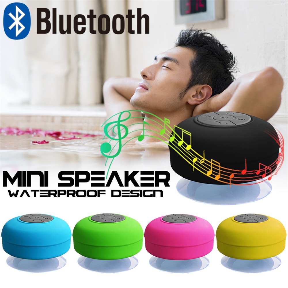 Mini haut-parleur Bluetooth sans fil bleu - Image 4