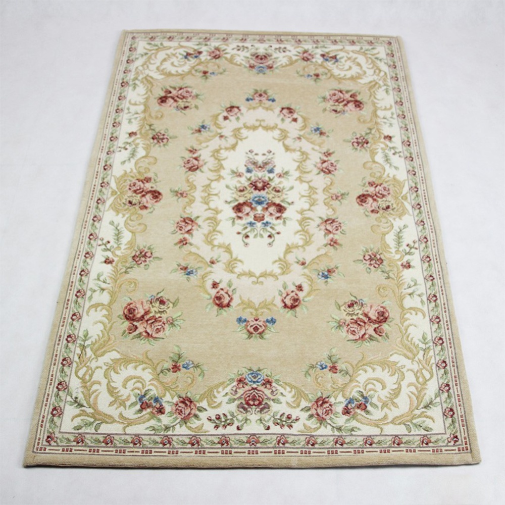 Anti-slip Muslim Prayer Mat Lightweight Thin Carpet Islam Eid Ramadan Gift Beige_120cm*80cm - Image 2