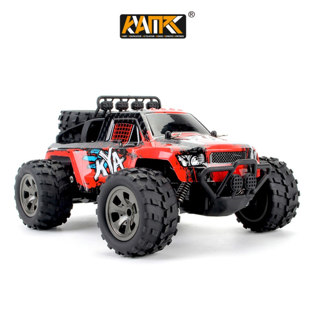 1:18 Remote Control Pick-up Truck Rechargeable High Speed Climbing Car Model Kids Toy Orange - Image 2