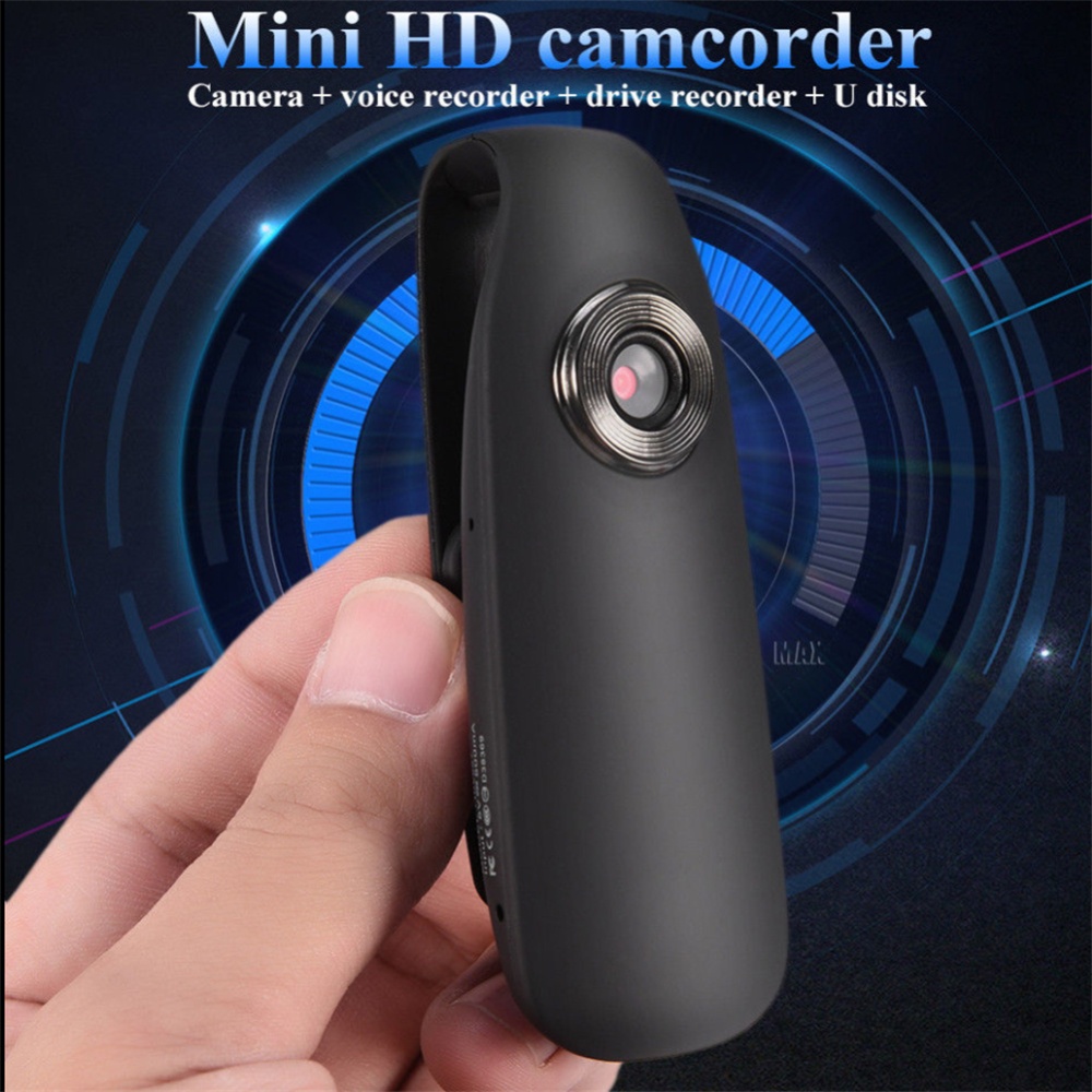 Portable Mini Body Camera Motion Detection Cam Built-in Rechargeable Battery - Image 4