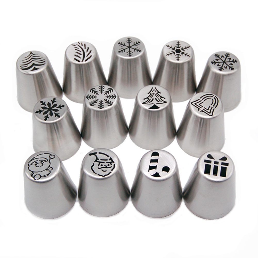 Christmas Cake Pastry Tube Mold Cream Icing Piping Nozzle Bakeware Decoration Tool 11 - Image 3