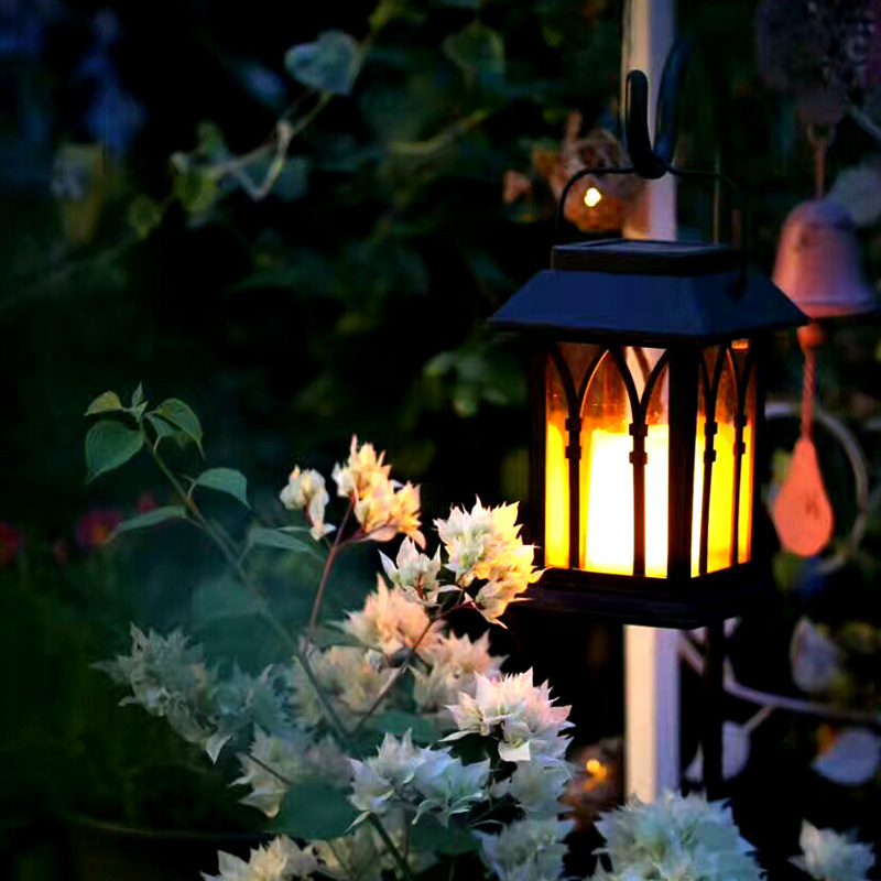 Solar Garden Landscape Lamp-15 Lumen, IP44 Rating, 600mAh Battery, Candle Effect, Intelligent Light Control, Amorphous Silicon S