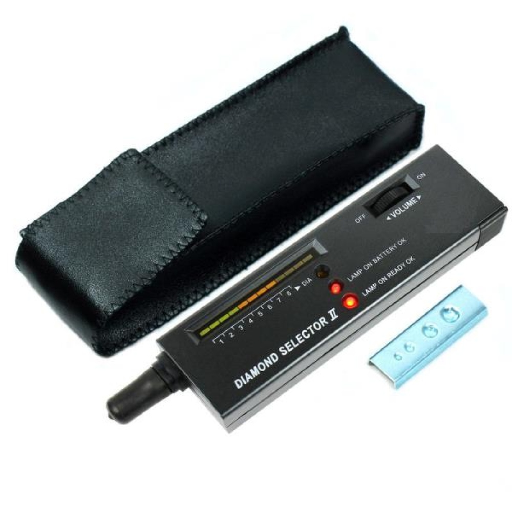 Portable Diamond Gem Tester Selector 16*4*2.2CM Black black - Image 2