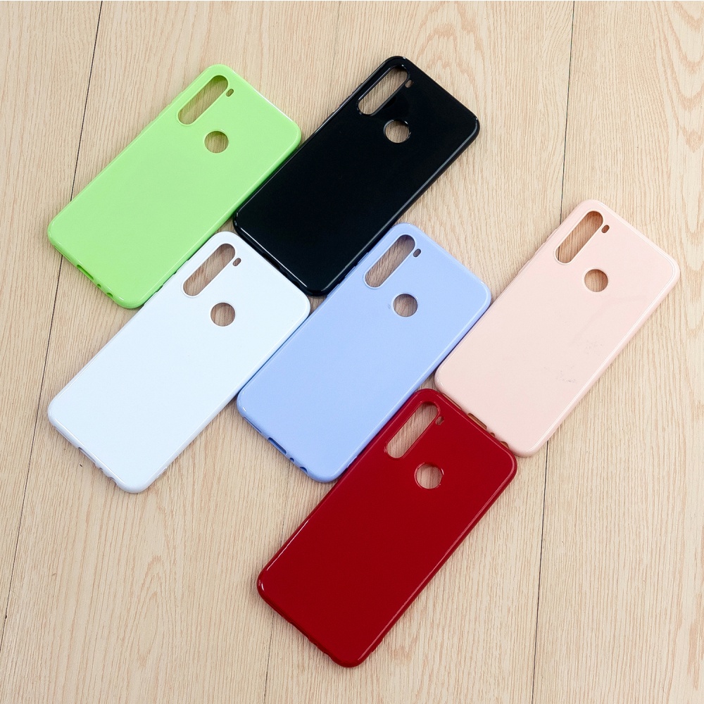 For Redmi Note 8/8 Pro Cellphone Cover Reinforced Soft TPU Phone Case Anti-scratch Full Body Protection Milk white - Image 2