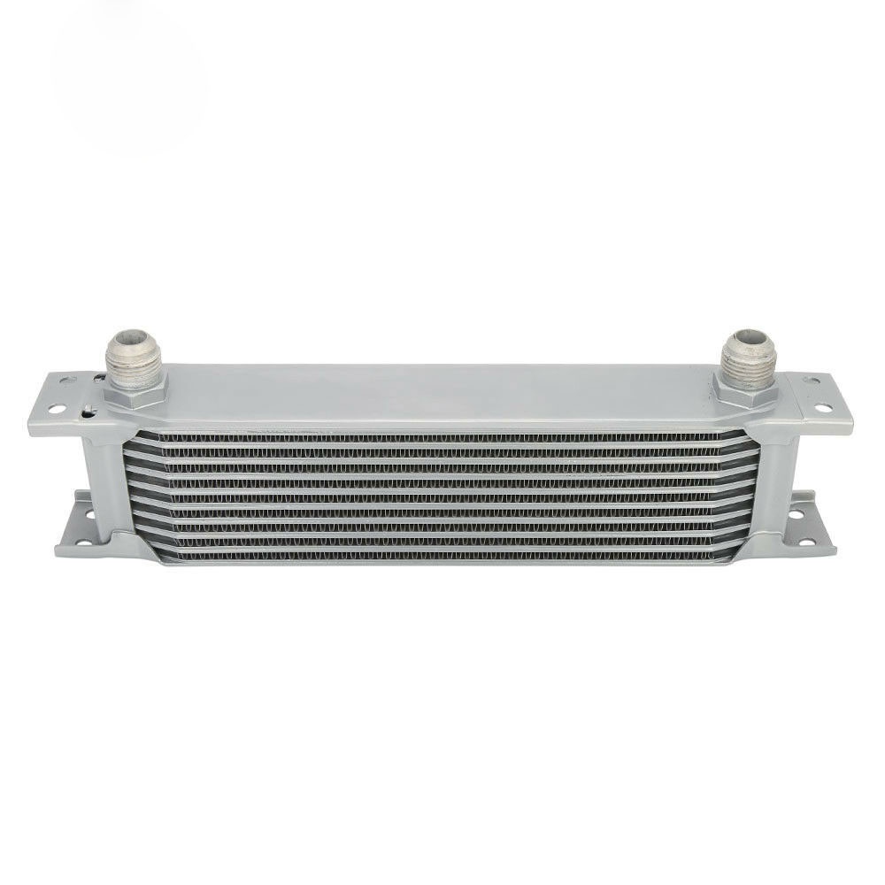 Universal 248mm 13-row 10AN Coolant Transmission Engine Oil Cooler Extra Radiator Kit - Image 3