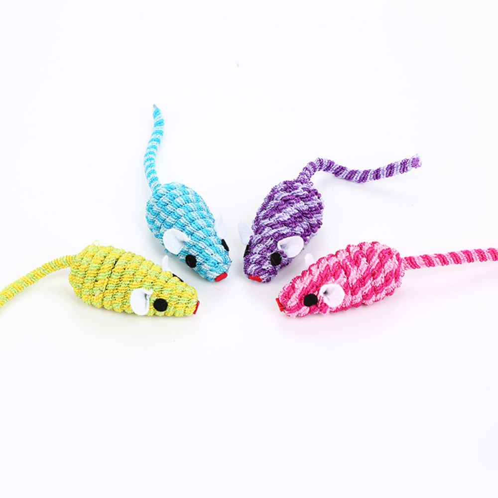 Funny Cat Stretch Line Mouse Shaped Interactive Toy for Pet Exercise Accessories Random Color - Image 3