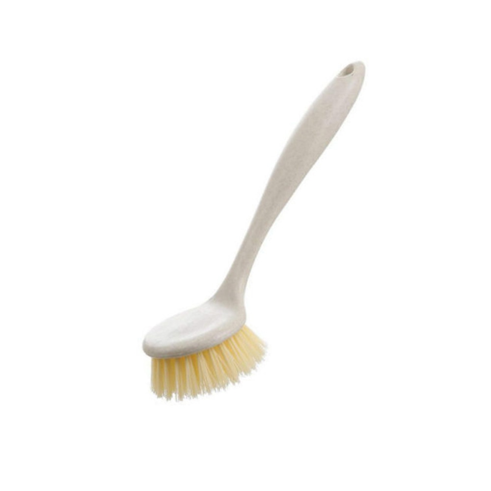 Handheld Cleaning Brush Long-handled Washing Dishes Ball for Kitchen Pot 1pc wheat straw pot brush