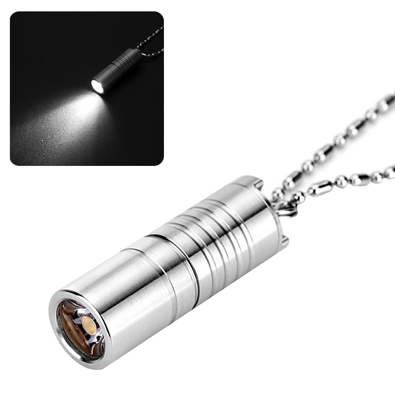 Wuben G339 Mini LED Flashlight - CREE XP-G2 LED, Li-Ion Battery, 130 Lumen, 50,000 Life Span, IPX8, Stainless Steel Body